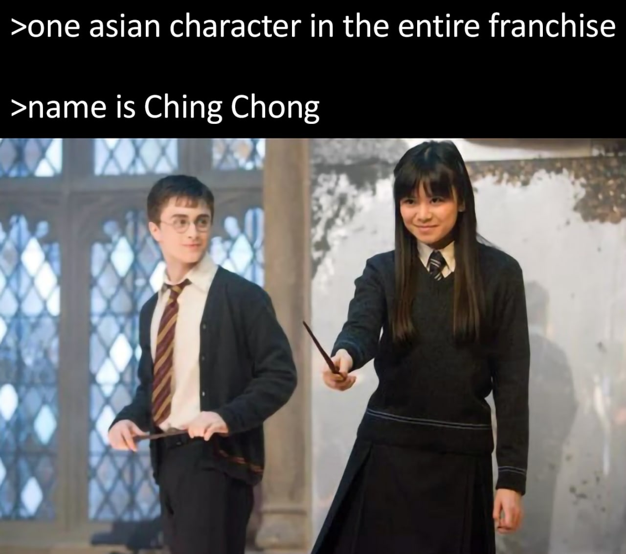>one asian character in the entire franchise >name is Ching Chong