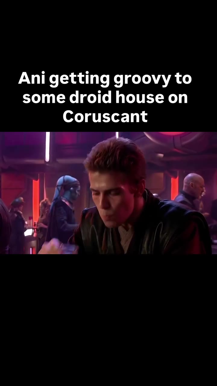 Ani getting groovy to some droid house on