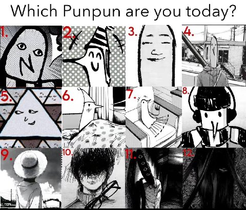 Which Punpun are you tod 3 An 8 и 2 1О