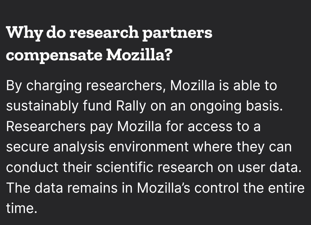 «They sell your data to fund more tranny surgeries for their "devs"»

https://blog.mozilla.org/careers/mozilla-introduces-gender-transitioning-guidelines-and-policy/