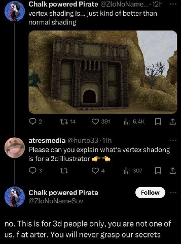 Chalk powered Pirate shading is... just kind of better than normal shading atresmedia Please can you explain vertex shaciong is fora illustrator Chalk powered Pirate Роном по. This is for people only,