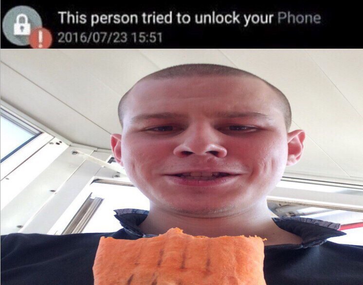 This person tried to unlock your 2016/07/; 5:51 Pie