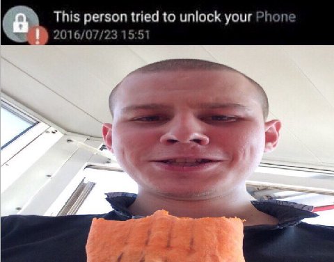This person tried to unlock your 2016/07/; 5:51 Pie