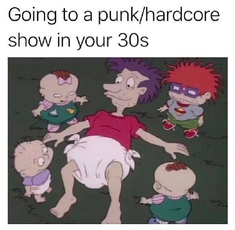 Going to а punk/hardcore show in your
