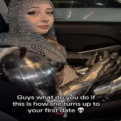 Guys what you if this is how she turns up to your first date