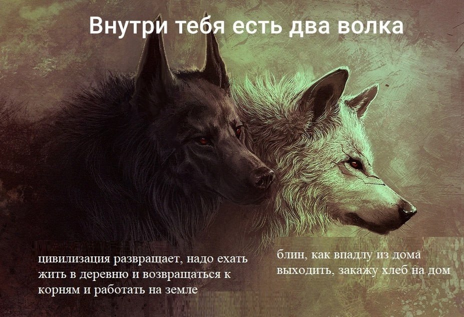 олка Внутри тебя есть два в a блин, как впадлу из дома цивилизация развращает, надо ехать жить в деревню и возвращаться к ВЫХОДИТЬ, закажу $леб на дом корням и работать на земле