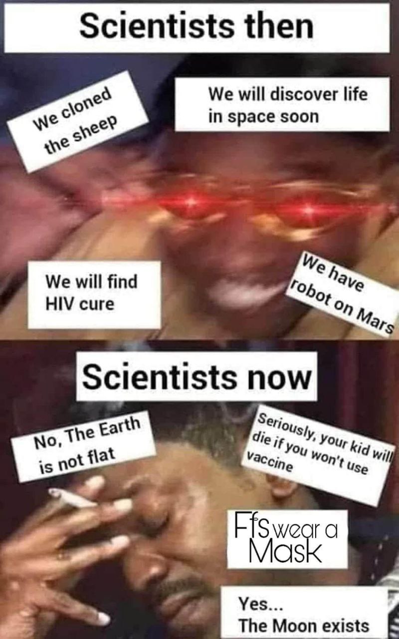 We will discover life we in space soon 7 We will find have HIV cure On arth is not fla Use у Mas Yes... The Moon exists К