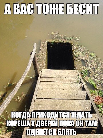 A BAC ТОЖЕ БЕСИТ an +a ИТСЯ AT no! КОРЕША У ДВЕРЕЙ ОДЕНЕТСЯ БЛЯТЬ