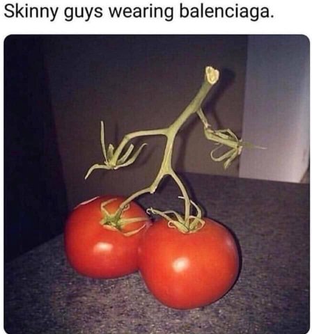 Skinny guys wearing balenciaga