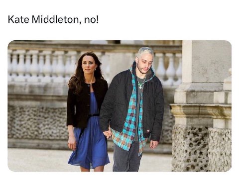 Kate Middleton, no! a