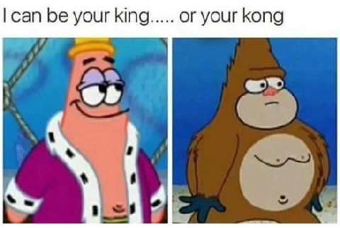 сап be your king or your kong
