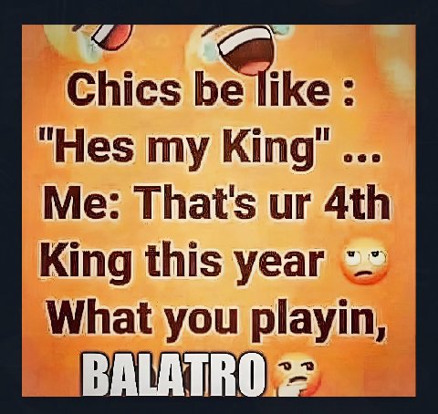 Chics "Не my King’ Me: That's King this year What you playin,
