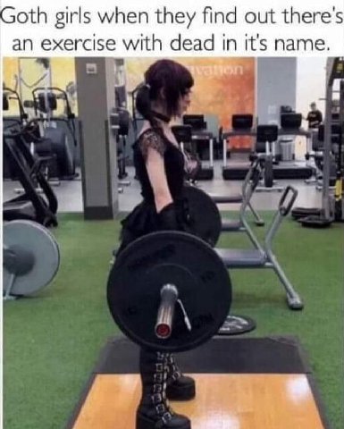 oth girls when they find out there's an exercise with dead in it's name. я