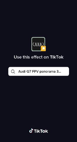 Use this effect on TikTok