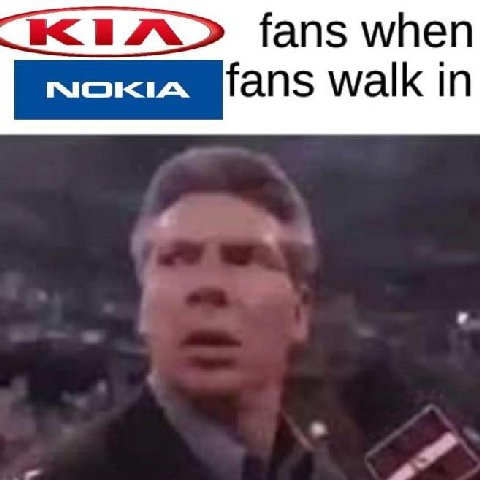 fans when walk in
