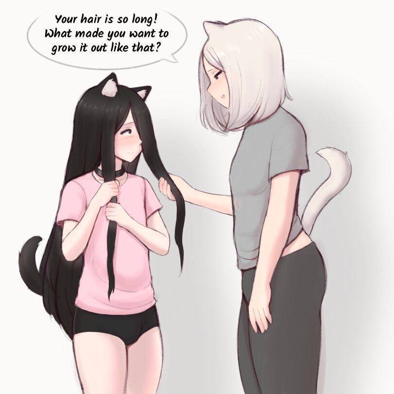 Your hair is so long! What made you want to grow it out like that? a у и