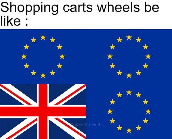 Shopping carts wheels be like