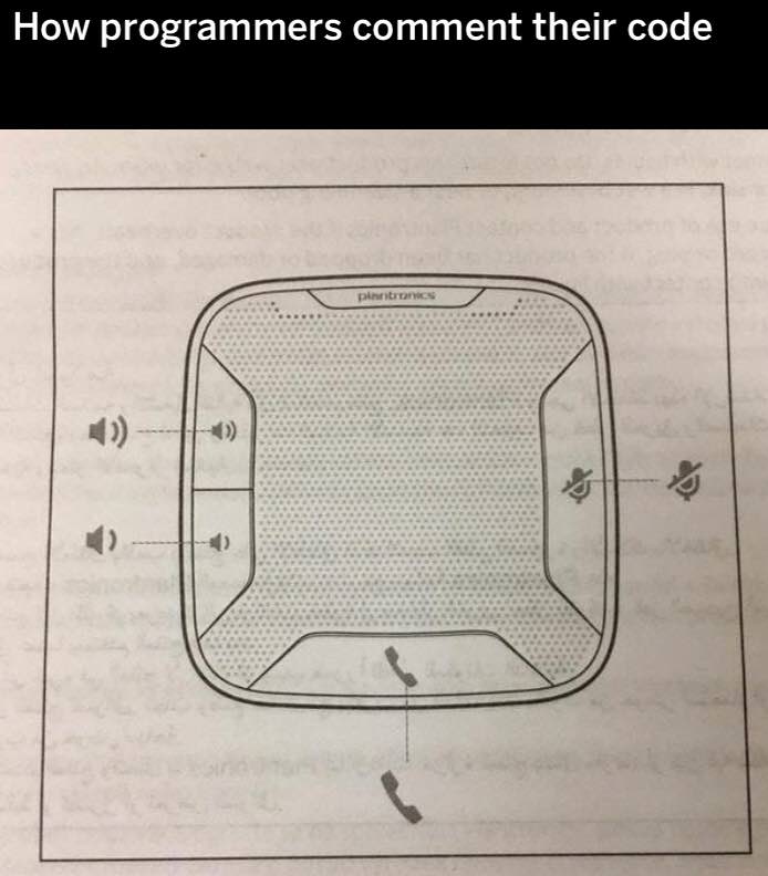 How programmers comment their code У