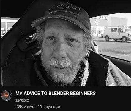 4 MY ADVICE TO BLENDER BEGINNERS