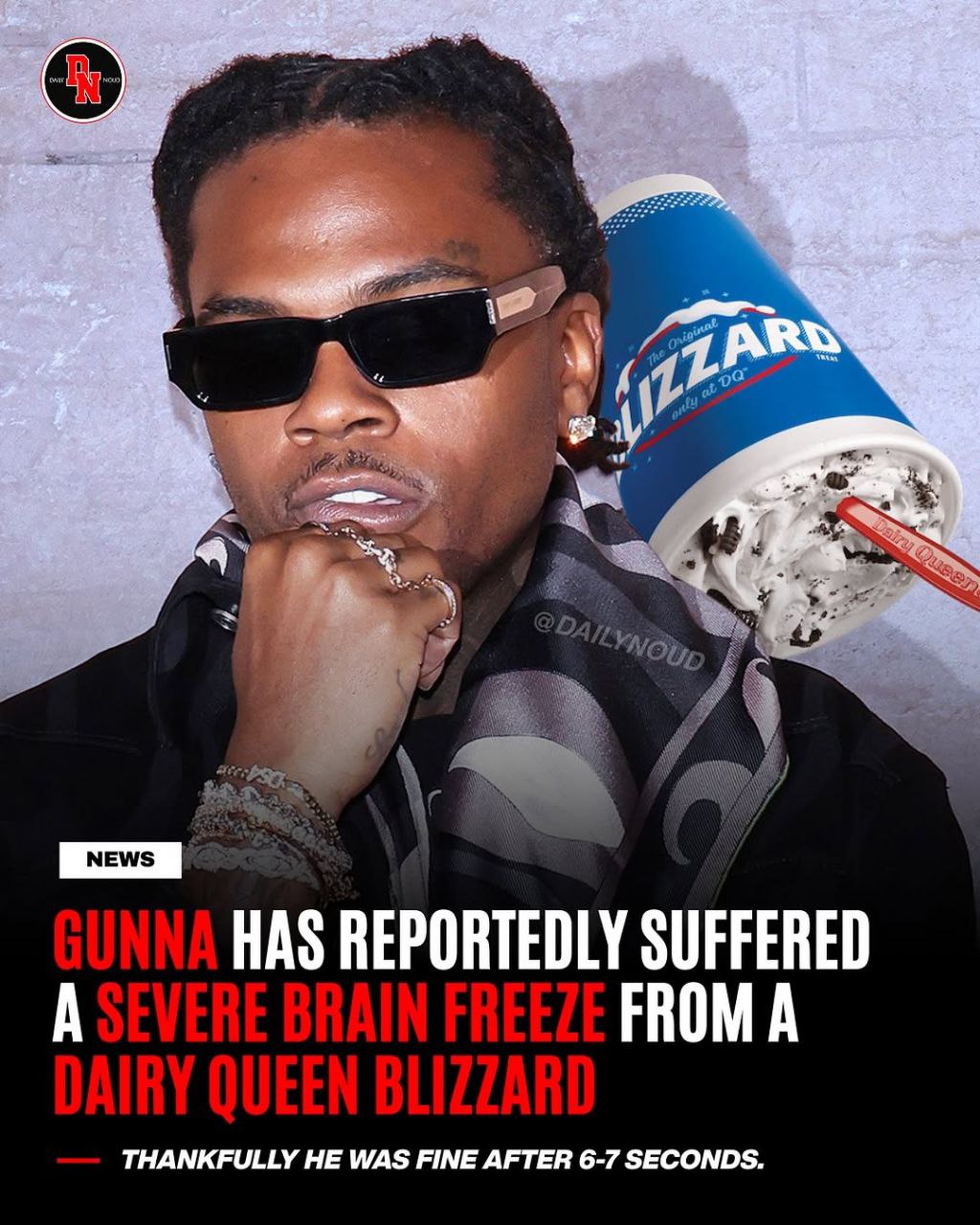 it у HAS REPORTEDLY SUFFERED THANKFULLY HE WAS FINE AFTER 6-7 SECONDS.