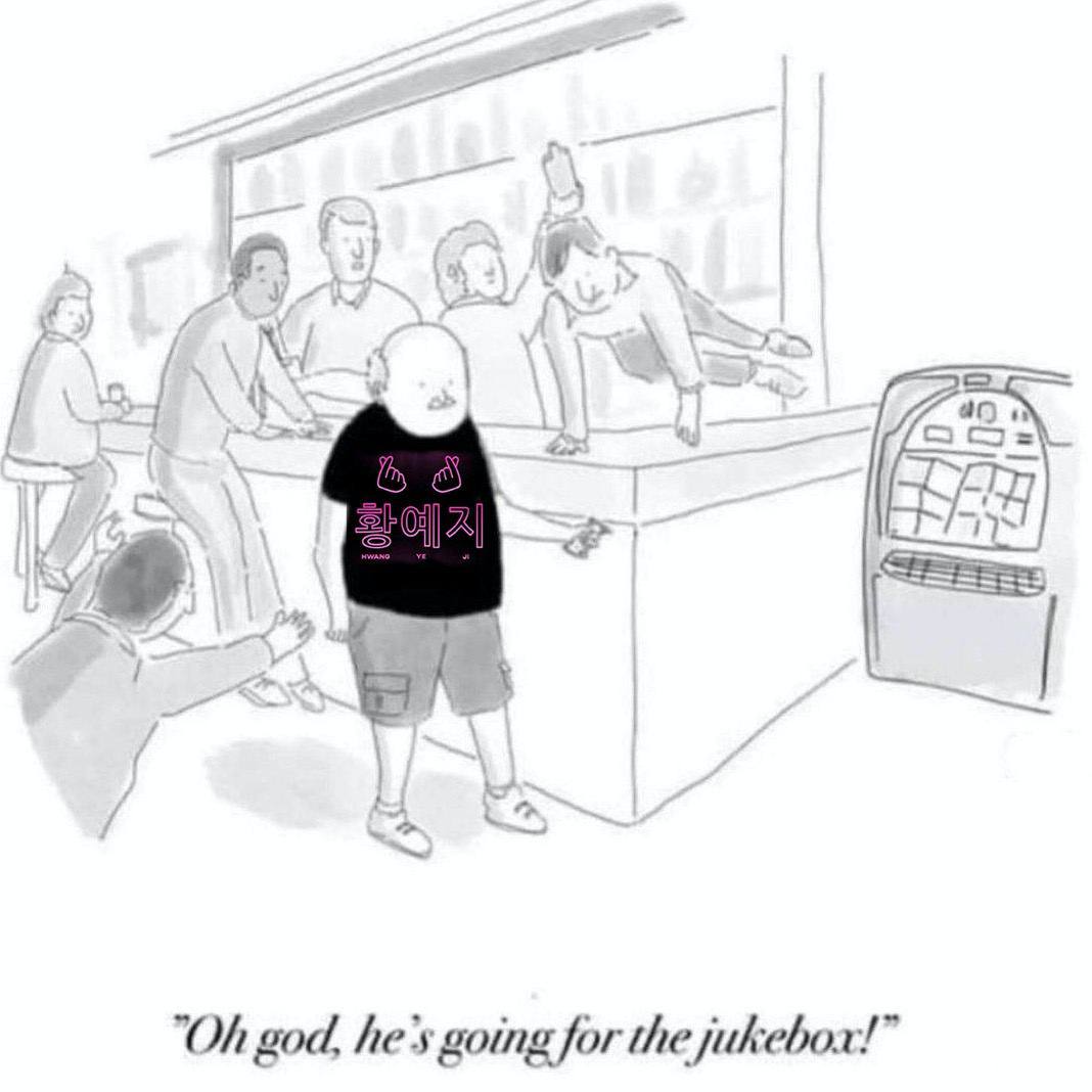 god. he’s going for the jukebox!”