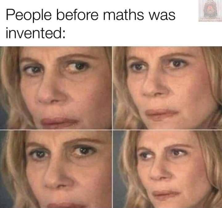People before maths was invented: