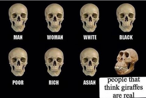 МАН WOMAN WHITE BLACK POOR RICH people tha think giraffes are