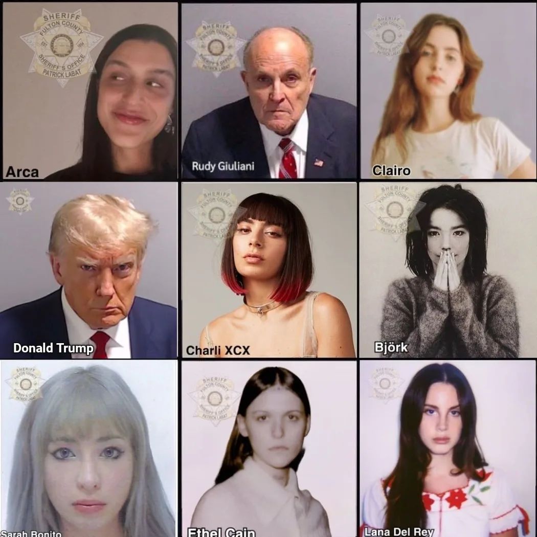 Агса Rudy Giuliani Clairo Charli XCX Bjork Шапа Del