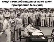 люди и микробы подписывают закон про правило 5 секунд poe 2} 4.