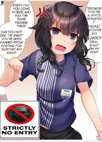 EVERY DAY IN HERE AND YOU COME “BECAUSE YOU'RE SAY THE A WHITE SAME FUCKING THING! HAHA! CAN YOU NOT УОН’РЕ SO SEE THE SIGN? BANNED FROM YOUVE BEEN RUNNY POSTING FOR a CHAO! MONTHS! MY i STRICTLY NO E