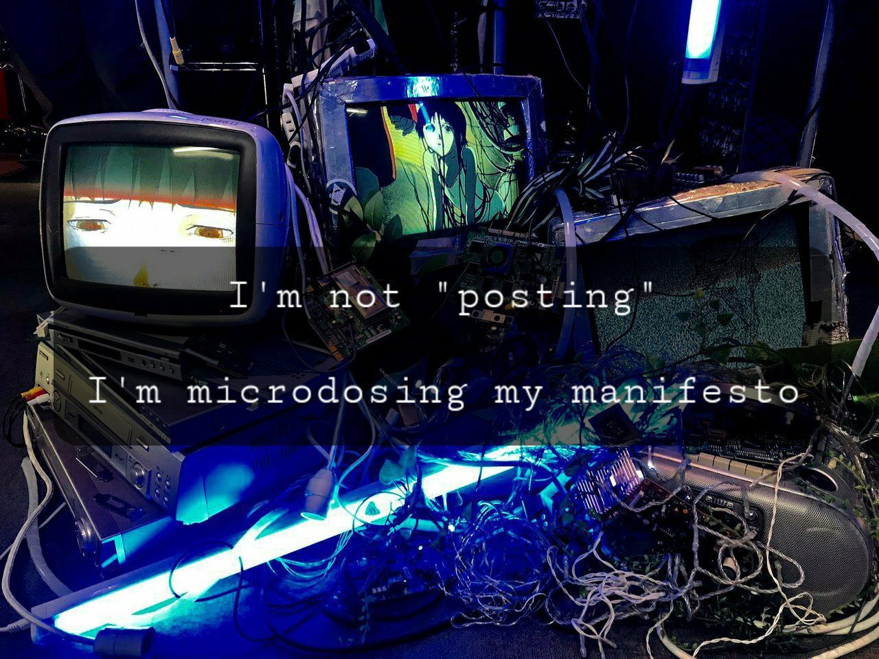 not posting microdosing my manifesto