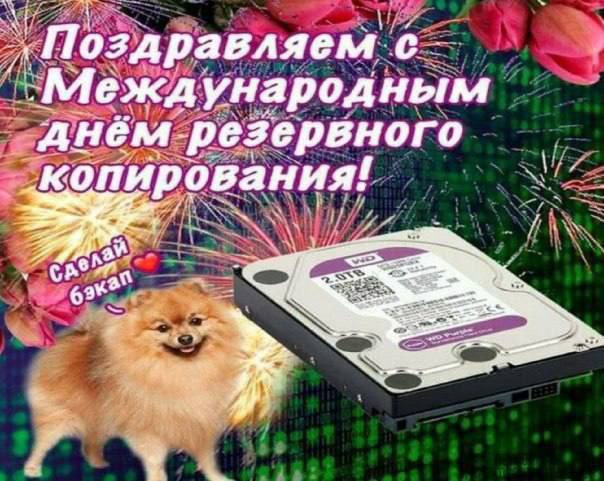 Позд равляем с. Международным днём резервного копирования!