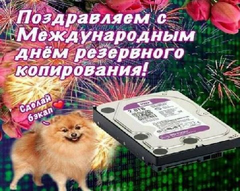 Позд равляем с. Международным днём резервного копирования!