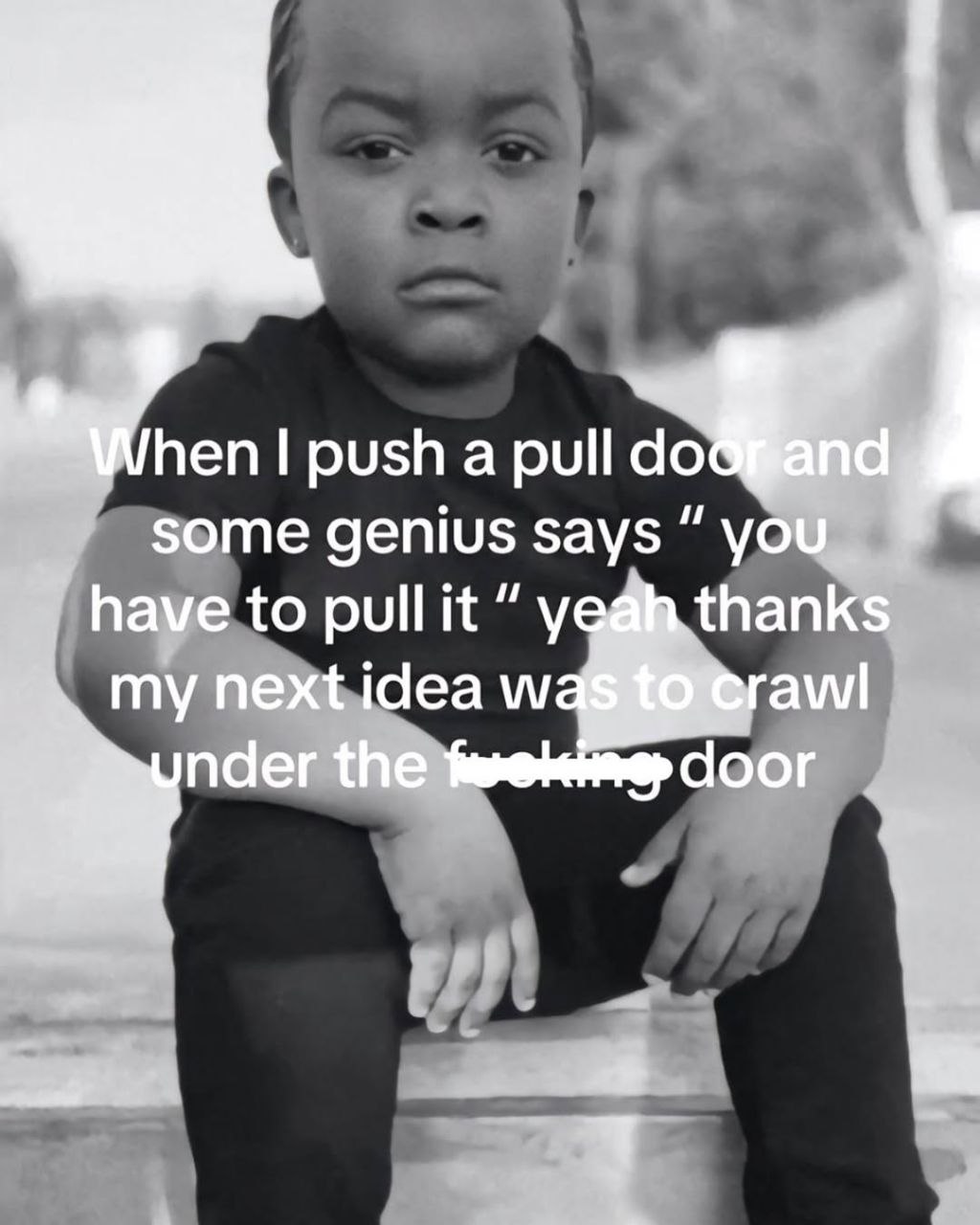 some genius says you to pull thanks my next idea nder the door