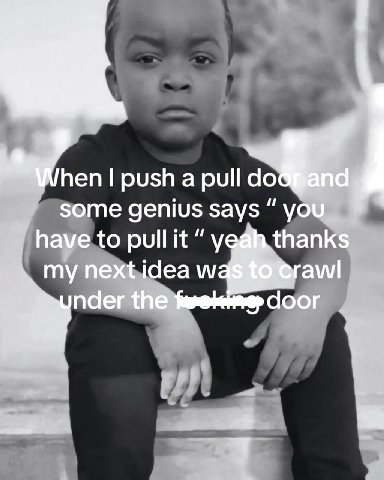 some genius says you to pull thanks my next idea nder the door