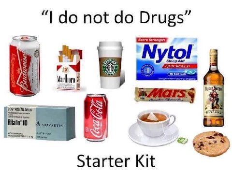 not Drugs” xtra Strength tol. CONTROLLED DRUG Ritalin’ 10 Starter Kit