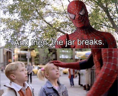 We 6 then And jar breaks. 4