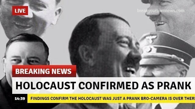 LIVE 9 33 BREAKING NEWS OLOCAUST CONFIRMED AS PRANK FINDINGS CONFIRM THE HOLOCAUST WAS A BRO-CAMERA IS OVER THER A