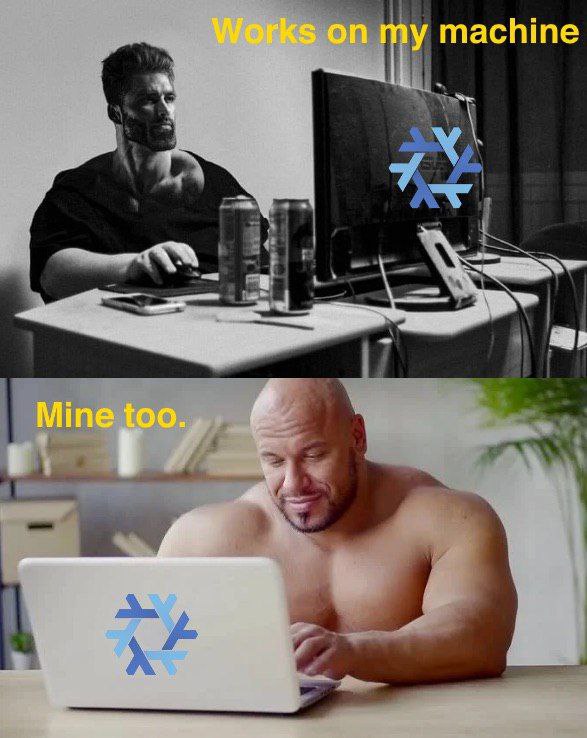 Works my machine Mine too.
