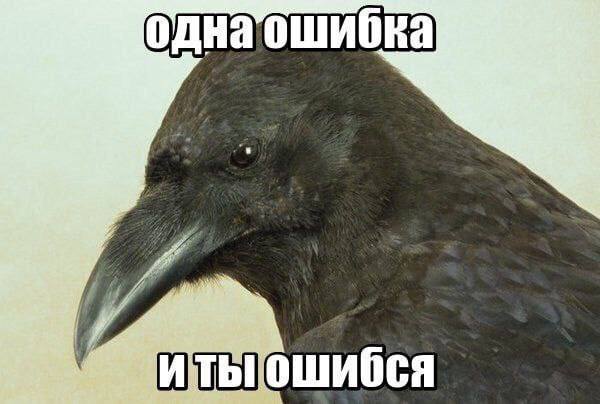 одна ошибка