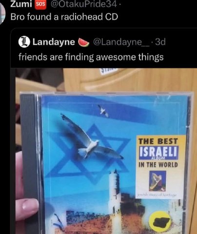 Zumi @OtakuPride34 Bro found a radiohead Landayne friends are finding awesome things THE BEST IN THE WORLD А