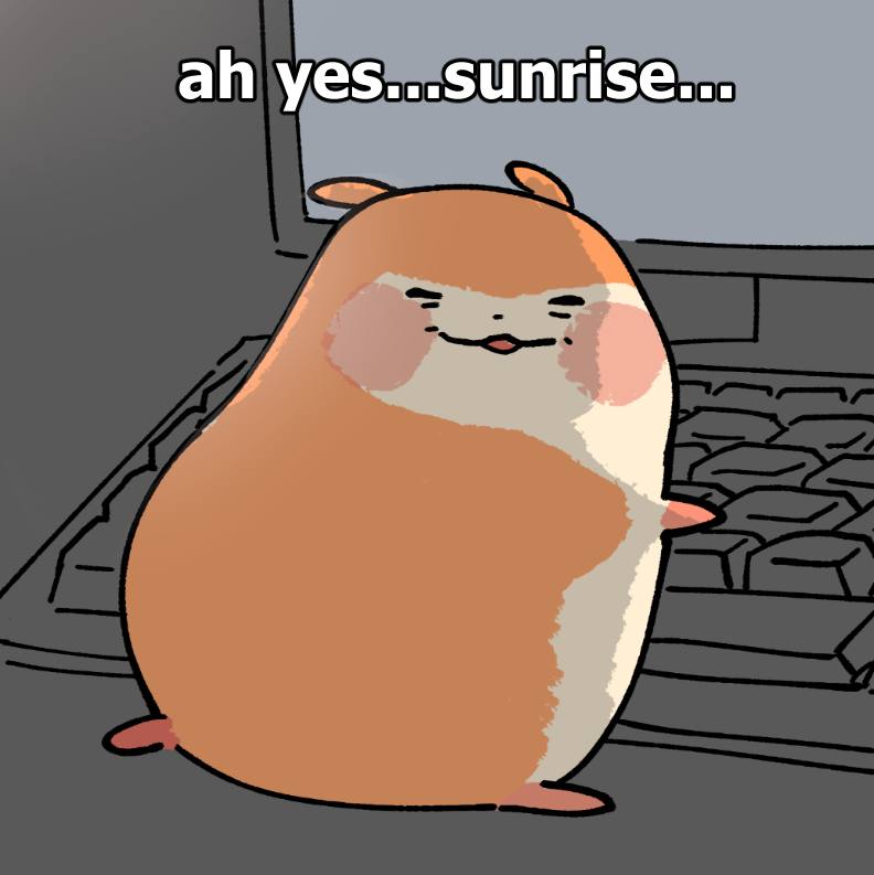 yes...sunrise...