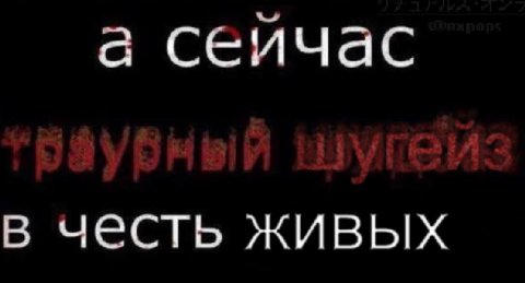 а сеичас честь живых