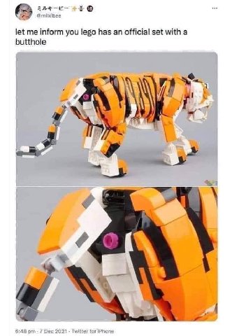 kibee let me inform you lego has an official set with a butthole iPhon