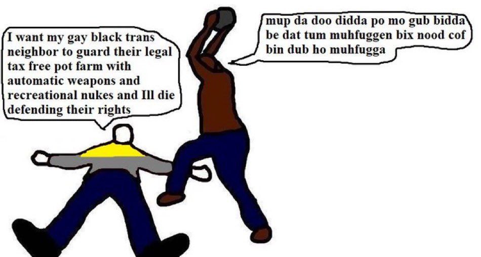 шир doo didda gub bidda I want my gay black trans be dat tum muhfuggen bix nood cof neighbor to guard their legal bin dub muhfugga tax free pot farm with automatic weapons and recreational nukes and d