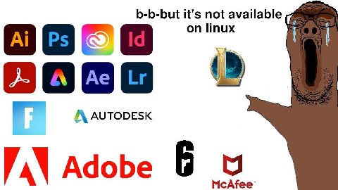 b-b-but it's not available on linux AUTODESK. Adobe В