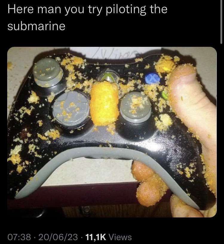 Here man you try piloting the Submarine a 2 07:38 20/06/23 Views