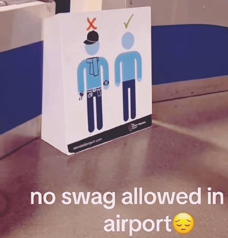 у по swag allowed in airport