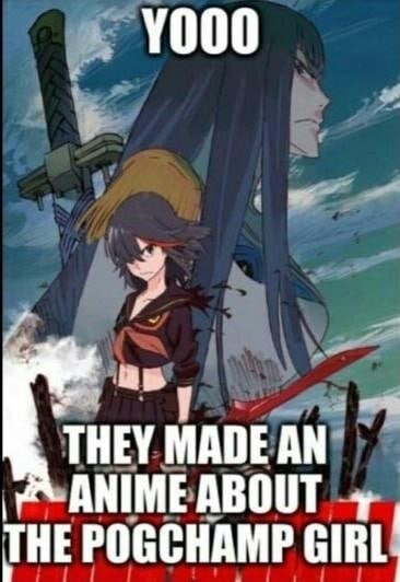 У THEY MADE AN 2“. ANIME ABOUT ТНЕРОССНАМР GIRL: