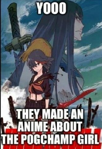 У THEY MADE AN 2“. ANIME ABOUT ТНЕРОССНАМР GIRL: